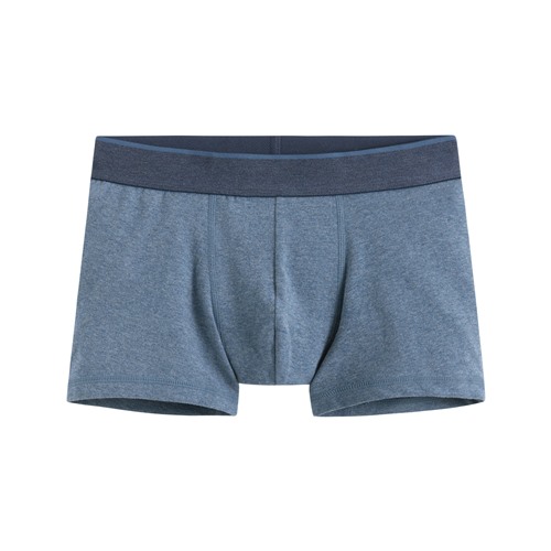 棉質低腰平口內褲-男