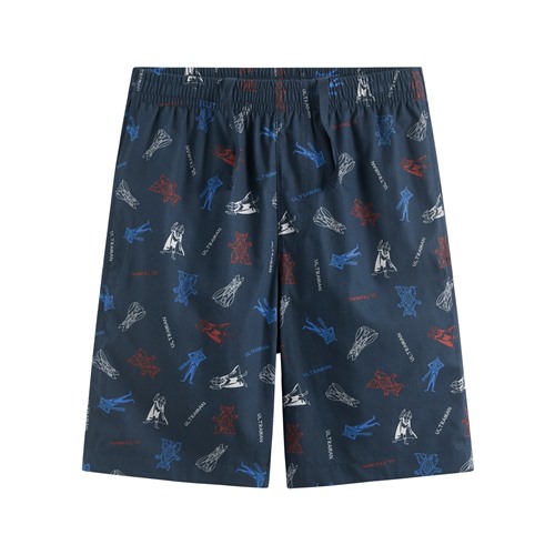 超人力霸王印花輕便短褲-男