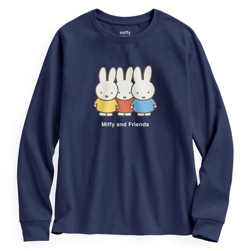 Miffy and Friends長袖印花T恤-05-女