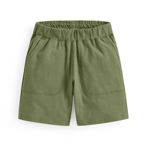 竹節棉口袋短褲-童