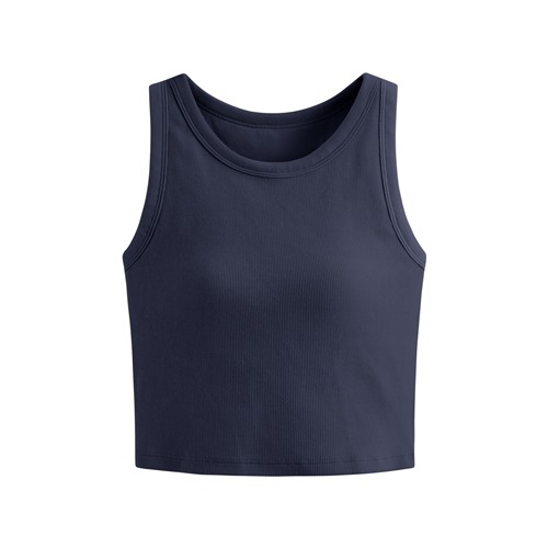 Bra削肩中短版背心-女