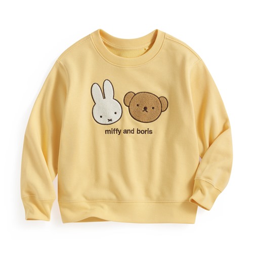 Miffy and Friends毛圈電繡圓領衫-03-童
