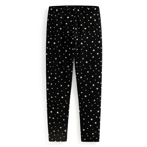 彈力印花九分內搭褲-02-童