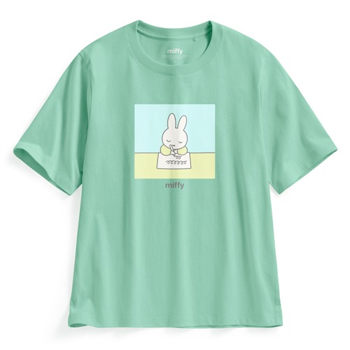Miffy寬版印花T恤-09-女