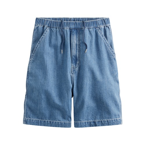 工裝牛仔短褲-男