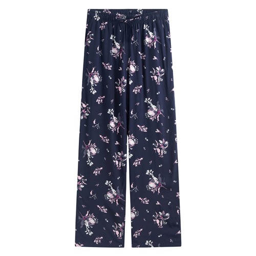 嫘縈植物花卉印花長褲-女