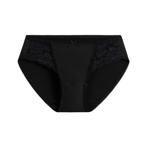 輕柔蕾絲中腰內褲-女