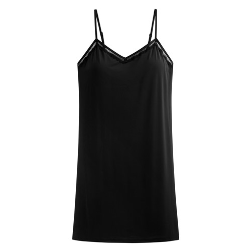 輕涼可拆式Bra細肩帶家居洋裝-女