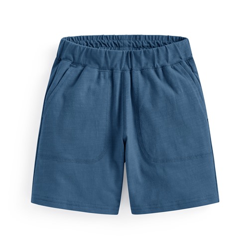 竹節棉口袋短褲-童