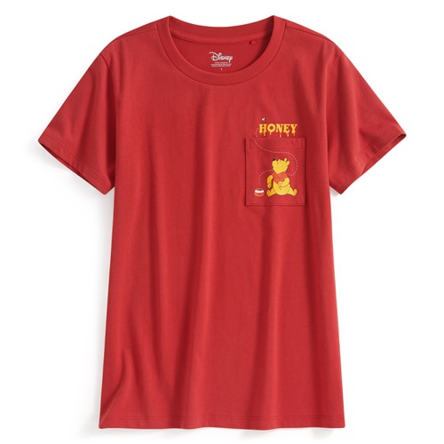 迪士尼系列口袋印花T恤-12-女