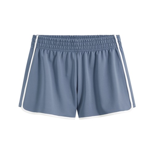 運動配色短褲-女