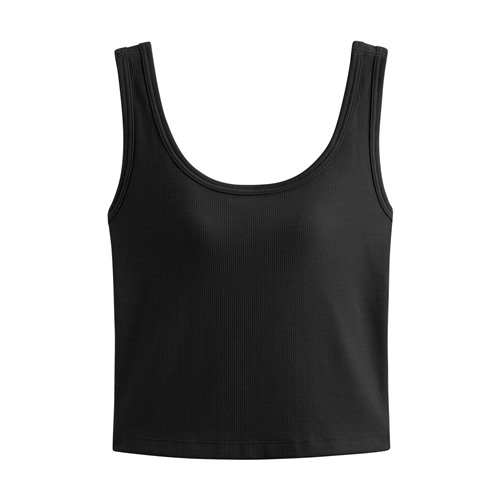 Bra羅紋中短版背心-女