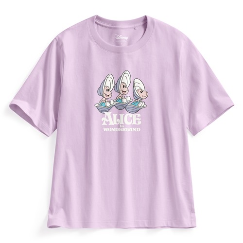 迪士尼系列寬版印花T恤-34-女