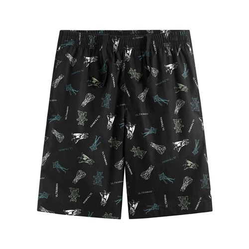 超人力霸王印花輕便短褲-男