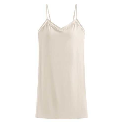 輕涼可拆式Bra細肩帶家居洋裝-女