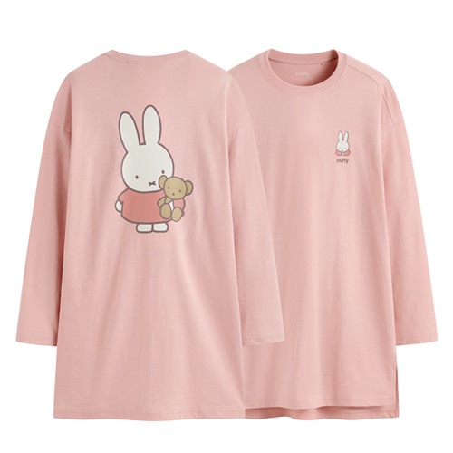 Miffy竹節棉長版上衣-女
