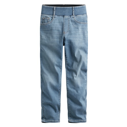 輕量收腹七分牛仔褲-女