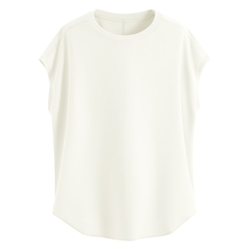 華夫格寬鬆連袖上衣-女