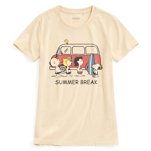 史努比系列印花T恤-01-女