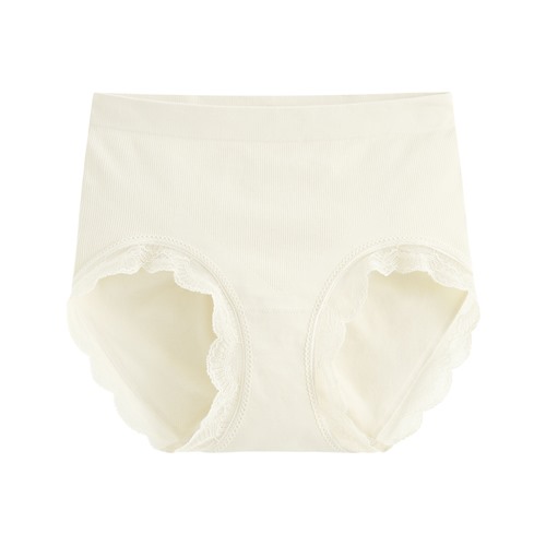 無縫蕾絲高腰內褲-女