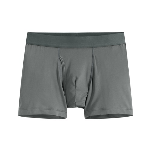 輕涼中腰平口內褲-男