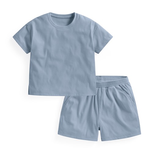 輕涼羅紋家居套裝-童