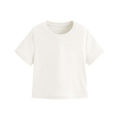 羅紋短版T恤-女