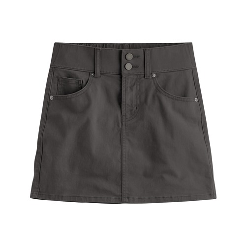 多色收腹牛仔連褲短裙-女