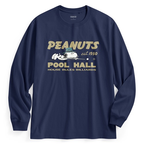史努比系列長袖印花T恤-08-男