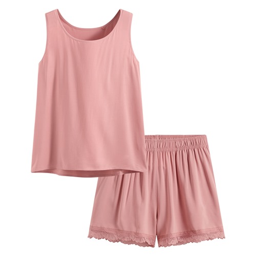 嫘縈背心家居套裝-女