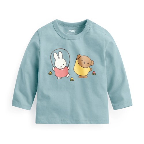 Miffy and Friends長袖印花T恤-05-Baby
