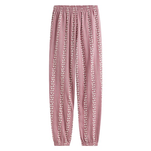 迪士尼系列竹節棉束口褲-女