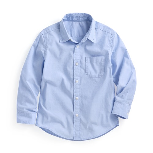 柔棉長袖襯衫-童