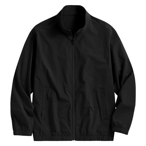 抗UV吸排彈性立領外套-男