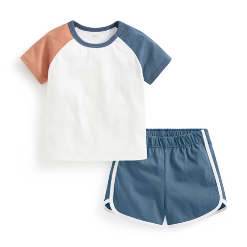 純棉拼色套裝-Baby