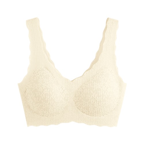 無痕蕾絲可拆式Bra背心-女