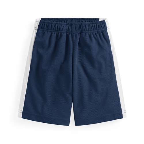 吸排網眼配色短褲-童