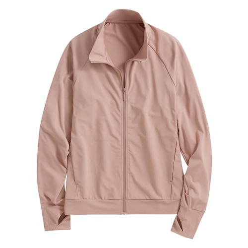 吸排抗UV網眼立領外套-女