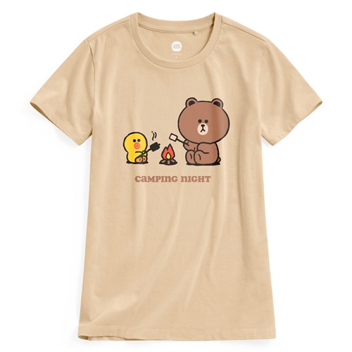 LINE FRIENDS印花T恤-02-女