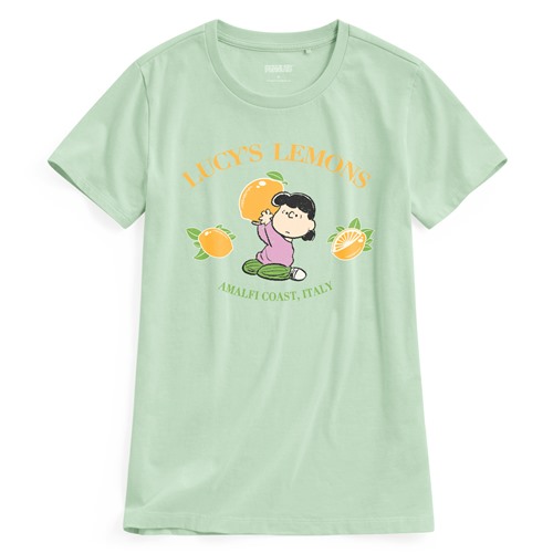 史努比系列印花T恤-06-女