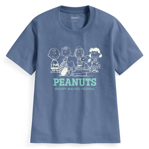 史努比系列厚版印花T恤-30-女