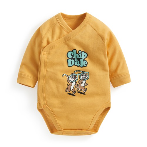 迪士尼系列純棉羅紋印花包臀衣-Baby