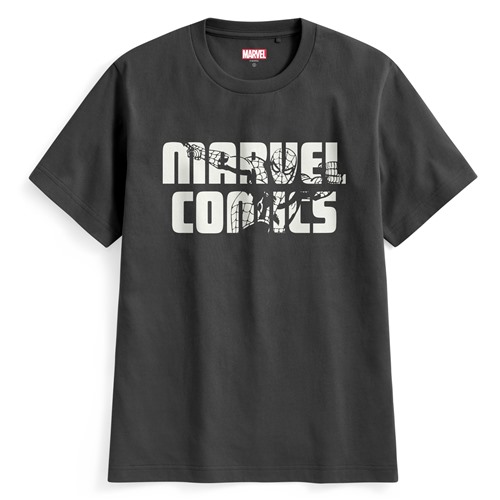漫威系列厚版印花T恤-07-男
