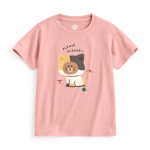 LINE FRIENDS印花T恤-04-童