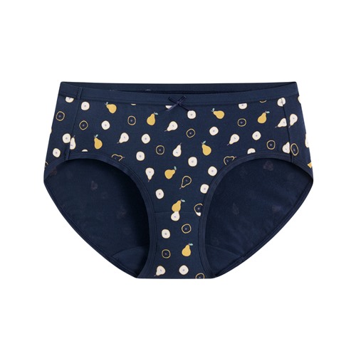 棉質印花中腰內褲-02-女