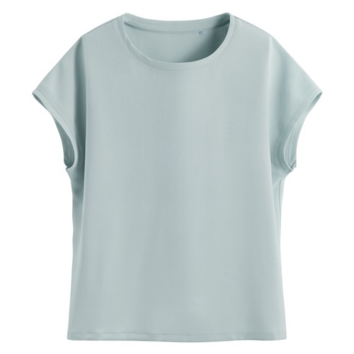 輕柔連袖寬版上衣-女