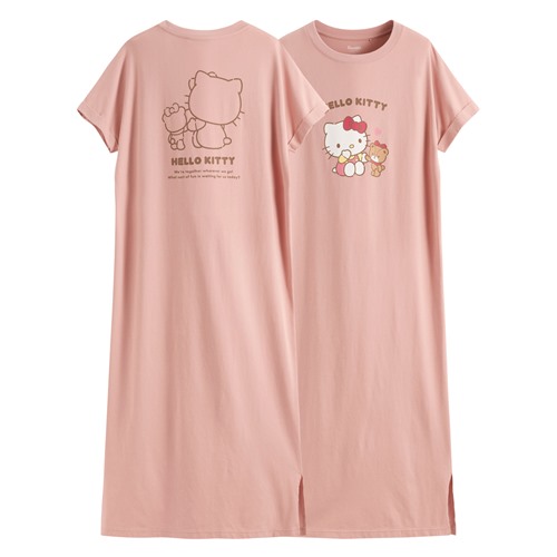 三麗鷗純棉連袖長洋裝-女