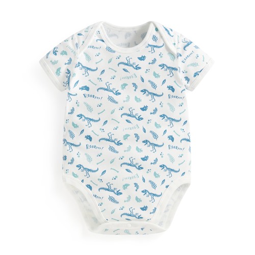 純棉羅紋恐龍印花包臀衣-Baby