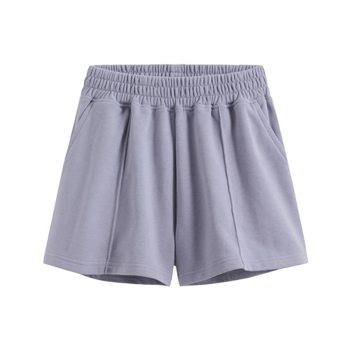 毛圈寬鬆休閒短褲-女