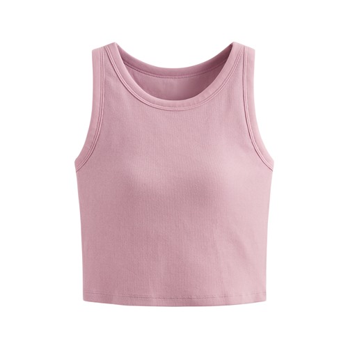 Bra削肩中短版背心-女